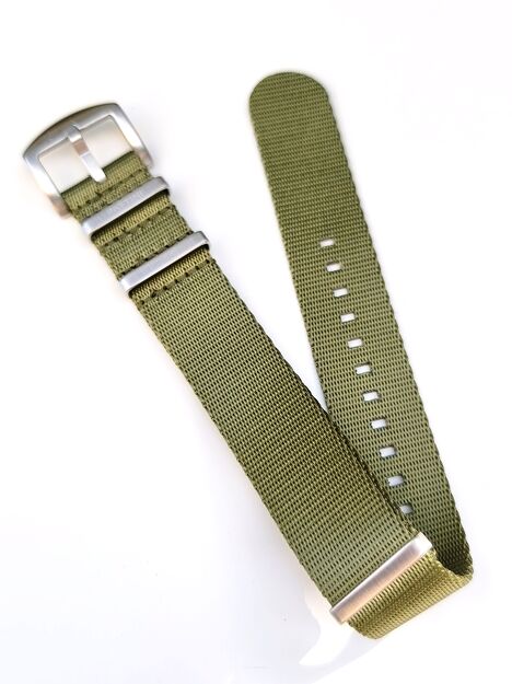Pasek zielony nylonowy NATO 22 mm