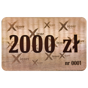 Karta podarunkowa - Cegiełka 2000 zł