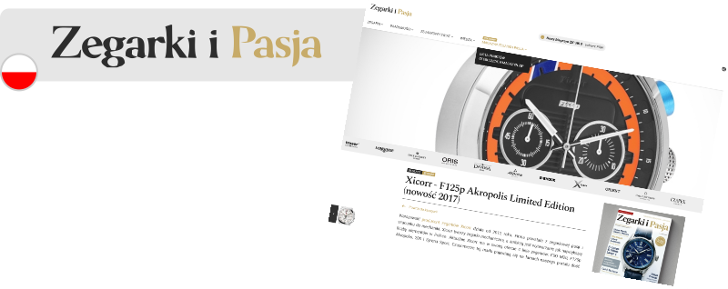 F125p Akropolis Limited Edition -Zegarki i Pasja informacja